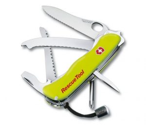 Couteau Victorinox Rescue Tool One Hand Fluo à dents