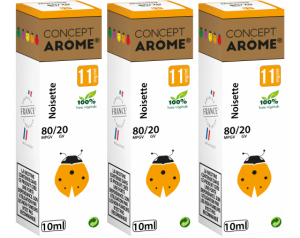 CONCEPTAROME 3xFLACONS 80/20 NOISETTE