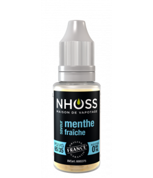 Lot de 5 flacons de 10ml Menthe Fraiche 0mg