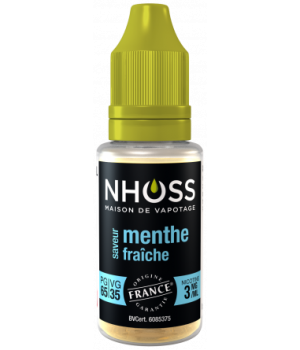 Lot de 5 flacons de 10ml Menthe Fraiche 3mg