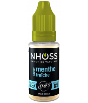 Lot de 5 flacons de 10ml Menthe Fraiche 6mg