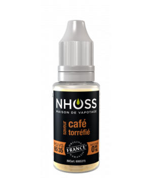 Lot de 5 flacons de 10ml Café Torréfié 0mg