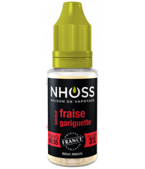 Lot de 5 flacons de 10ml Fraise Gariguette 3mg