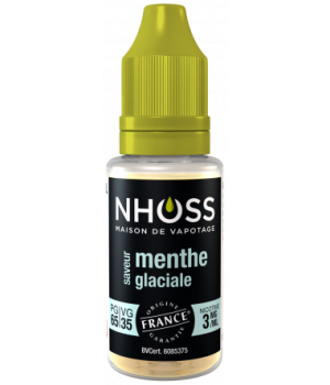 Lot de 5 flacons de 10ml menthe glaciale 3mg