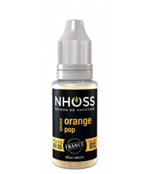 Lot de 5 flacons de 10ml Orange POP 0mg