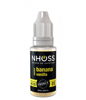 Lot de 5 flacons de 10ml Banana Vanilla 0mg