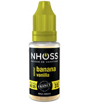 Lot de 5 flacons de 10ml Banana Vanilla 3mg