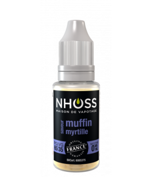 Lot de 5 flacons de 10ml Muffin Myrtille 0mg