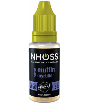 Lot de 5 flacons de 10ml Muffin Myrtille 3mg