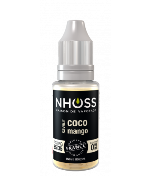 Lot de 5 flacons de 10ml Coco Mango 0mg