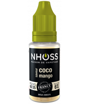 Lot de 5 flacons de 10ml Coco Mango 6mg