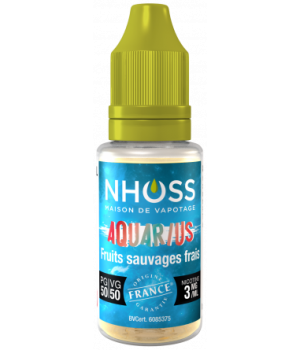 Lot de 5 flacons de 10ml Aquarius 3mg