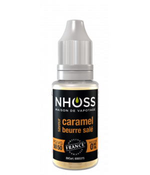 Lot de 5 flacons de 10ml Caramel beurre salé 0mg