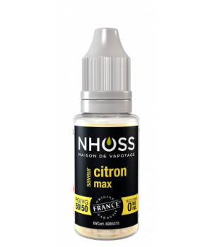 Lot de 5 flacons de 10ml Citron max 0mg