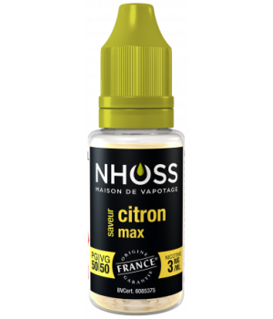 Lot de 5 flacons de 10ml Citron max 3mg