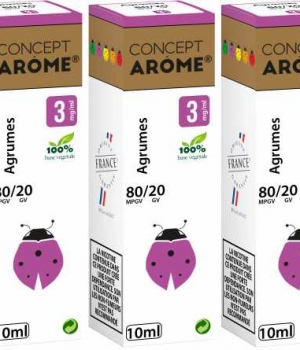 CONCEPTAROME 3xFLACONS 80/20 AGRUMES