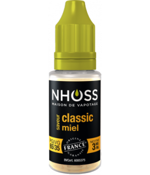 Lot de 5 flacons de 10ml Classic miel 3mg