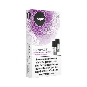 PODS LOGIC COMPACT 1,7ML FRUITS ROUGES MENTHE 12MG