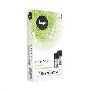 PODS LOGIC COMPACT 1,7ML POMME 0MG
