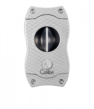 COUPE CIGARE COLIBRI V-CUT CARBONE ARGENT