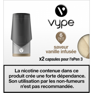 CAPSULES EPEN 3 SAVEUR VANILLE INFUSEE 6MG