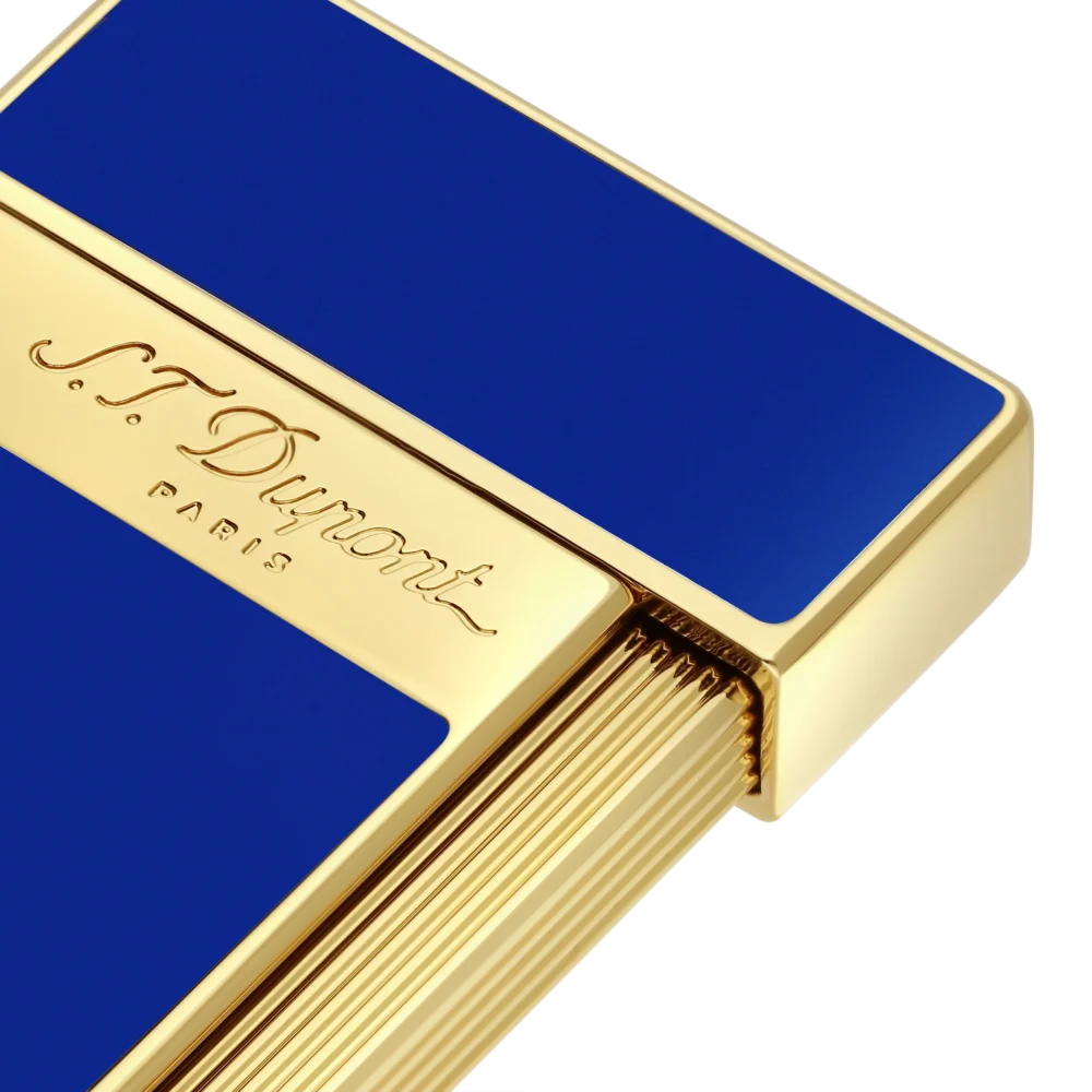 BRIQUET S.T. DUPONT BIGGY LAQUÉ BLEU INDIGO – Image 2