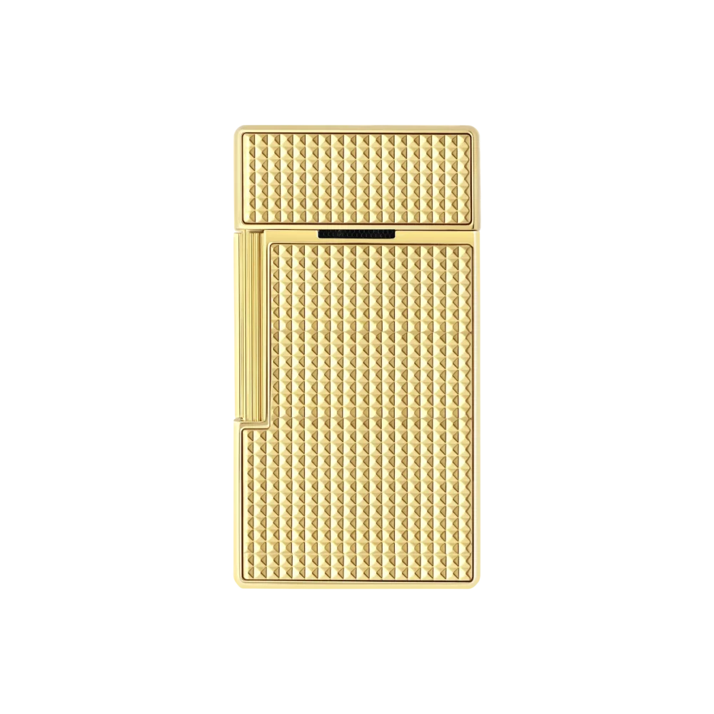 BRIQUET S.T. DUPONT BIGGY POINTE DE DIAMANT DORÉ – Image 3