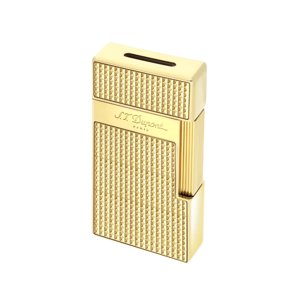 BRIQUET S.T. DUPONT BIGGY POINTE DE DIAMANT DORÉ