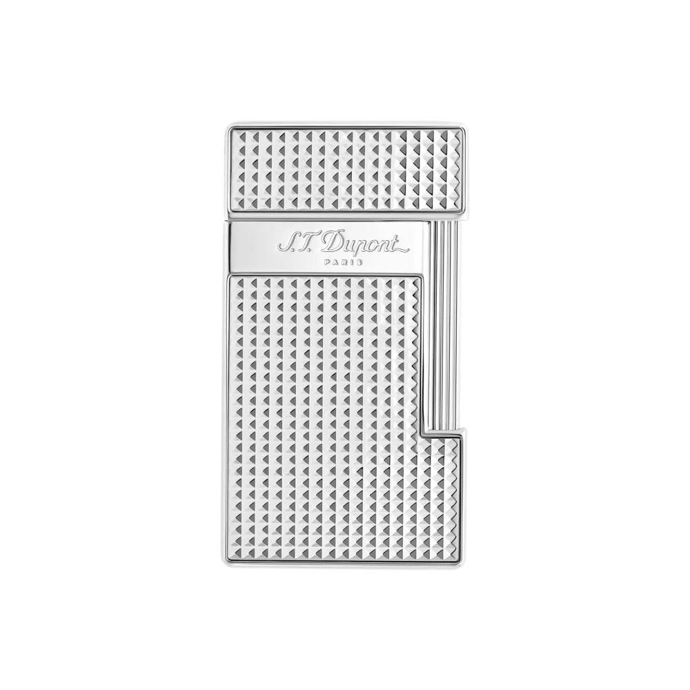 BRIQUET S.T. DUPONT SLIMMY POINTE DE DIAMANT ARGENTÉ – Image 4