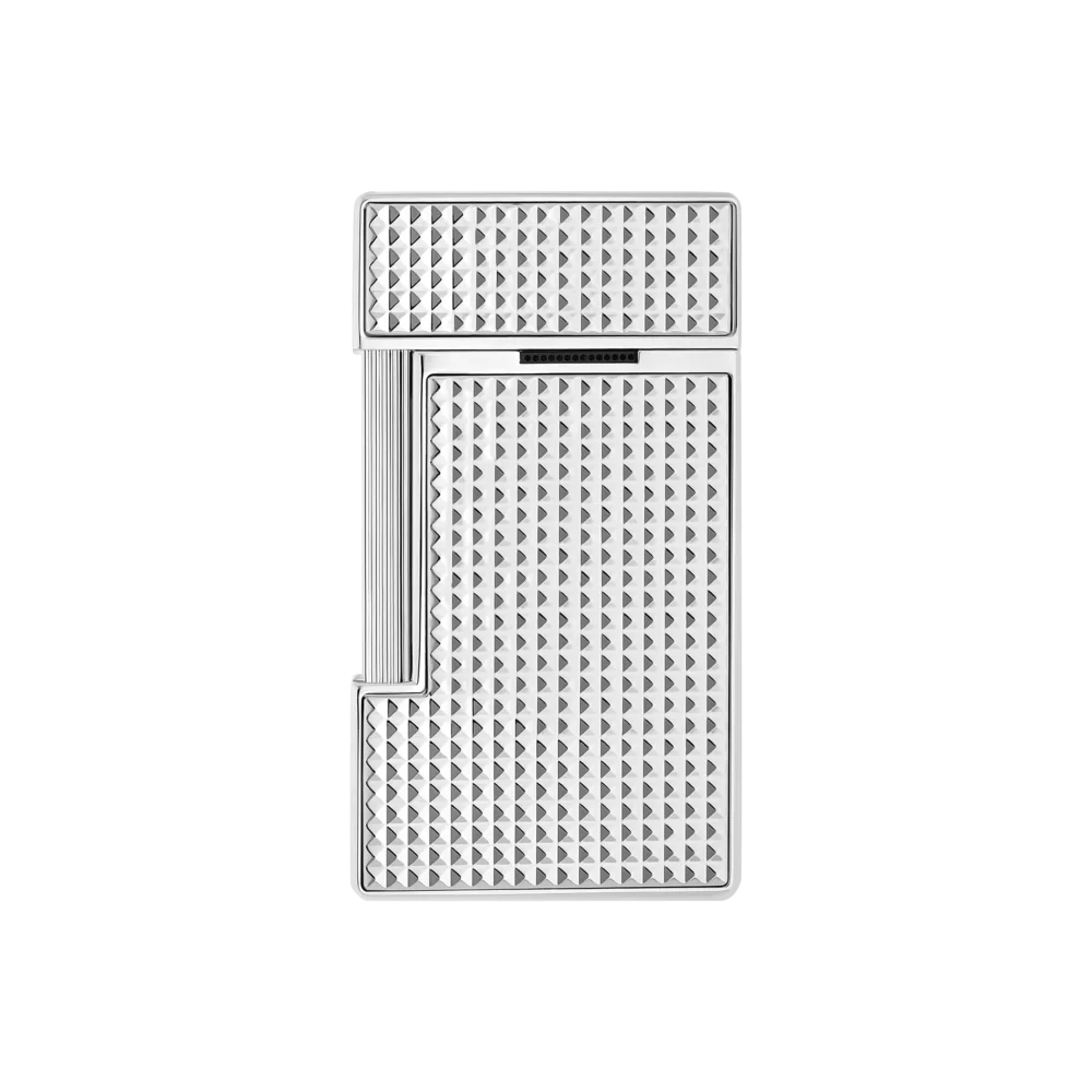 BRIQUET S.T. DUPONT SLIMMY POINTE DE DIAMANT ARGENTÉ – Image 3