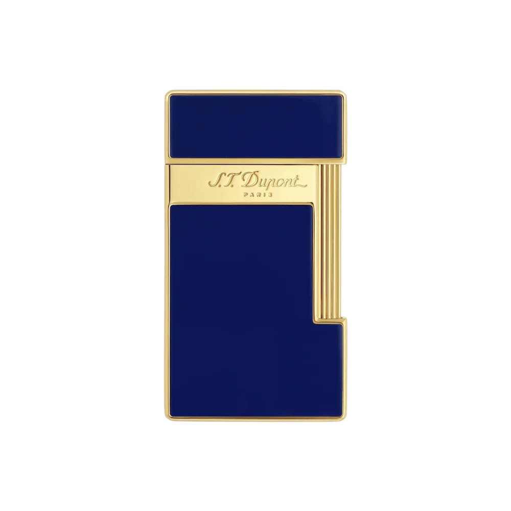 BRIQUET S.T. DUPONT SLIMMY LAQUÉ BLEU INDIGO – Image 4