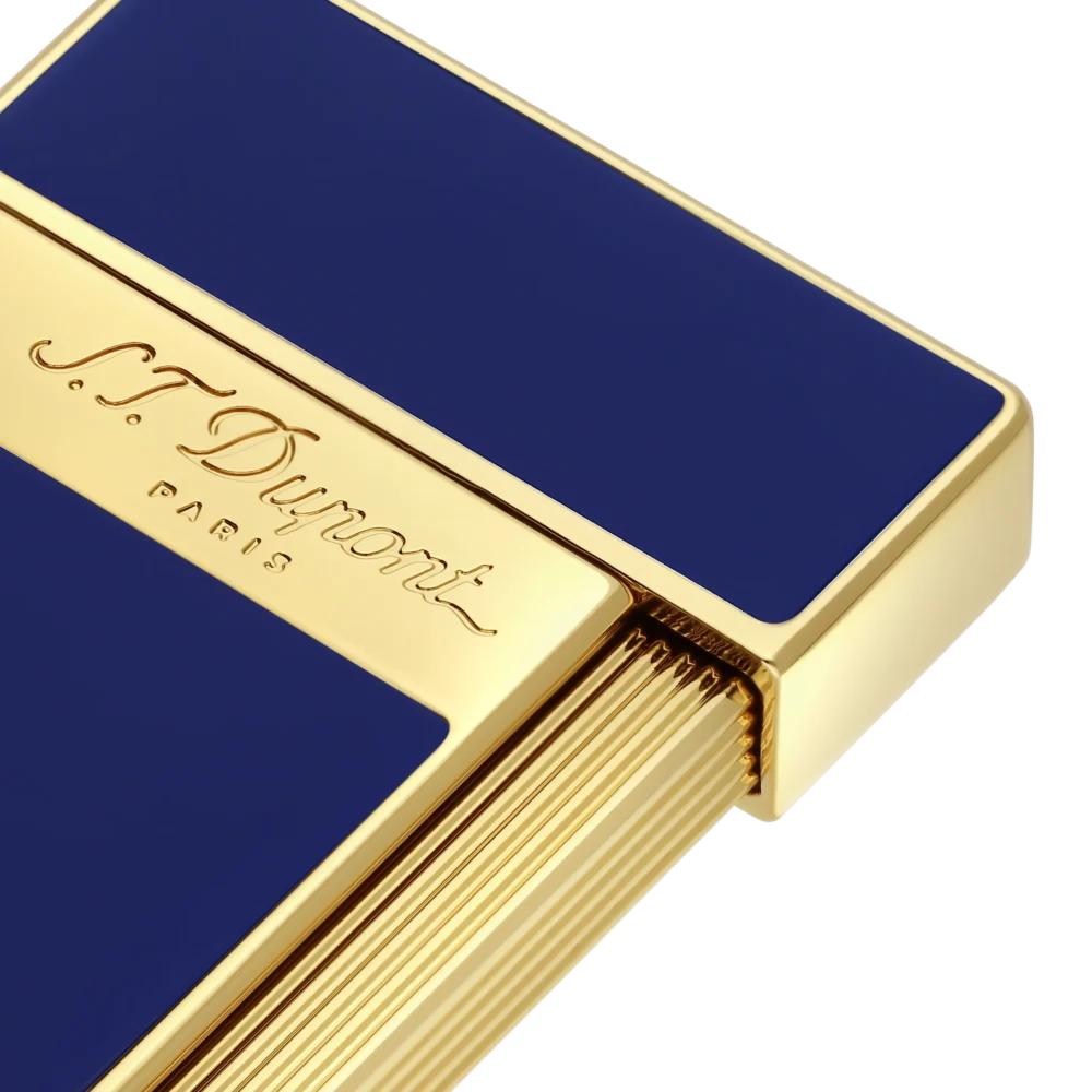 BRIQUET S.T. DUPONT SLIMMY LAQUÉ BLEU INDIGO – Image 2