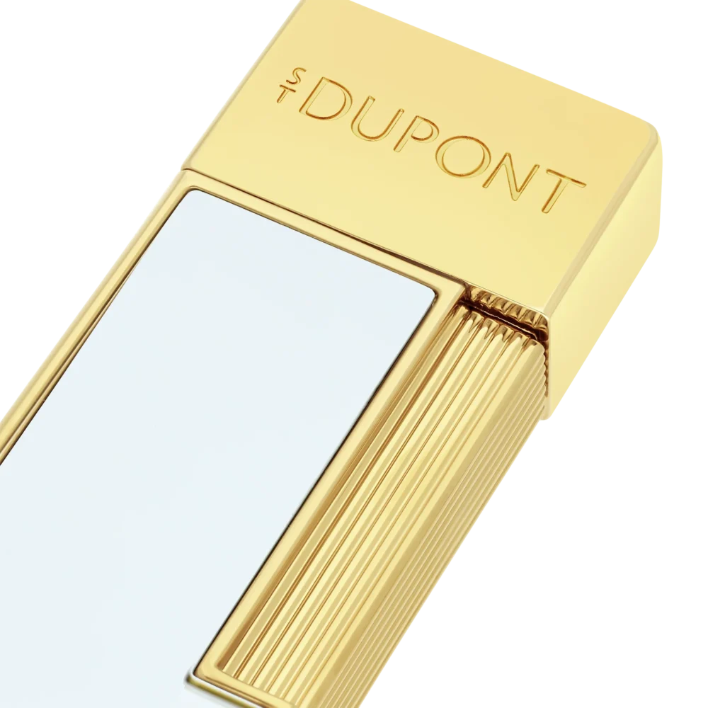 BRIQUET S.T. DUPONT TWIGGY LAQUÉ BLANC – Image 2