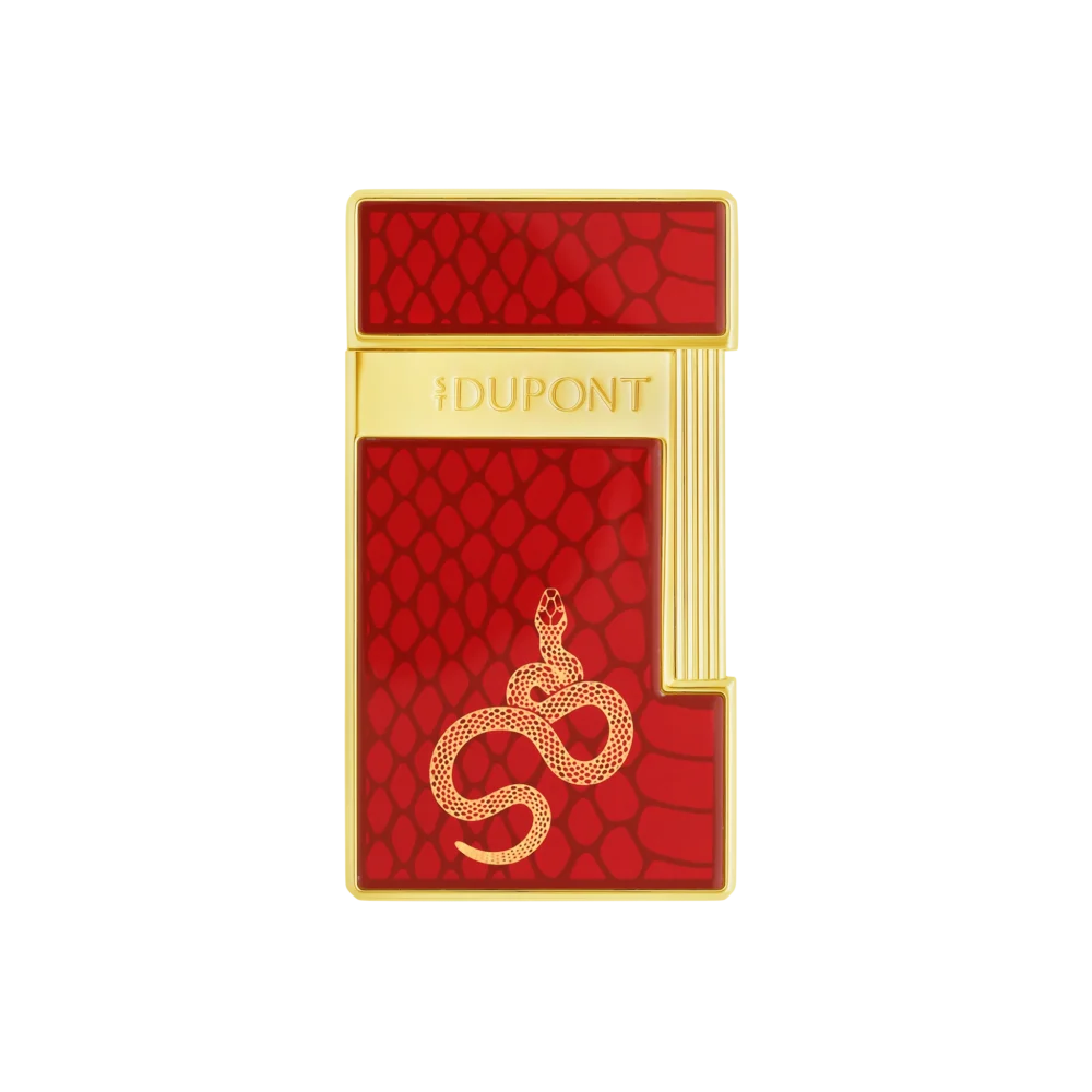 BRIQUET S.T. DUPONT SLIMMY LAQUÉ ROUGE – Image 3