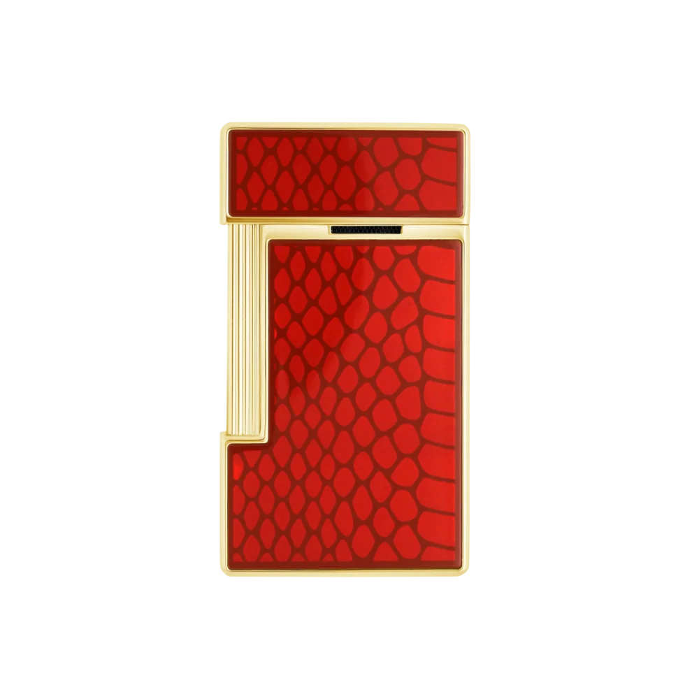 BRIQUET S.T. DUPONT SLIMMY LAQUÉ ROUGE – Image 4